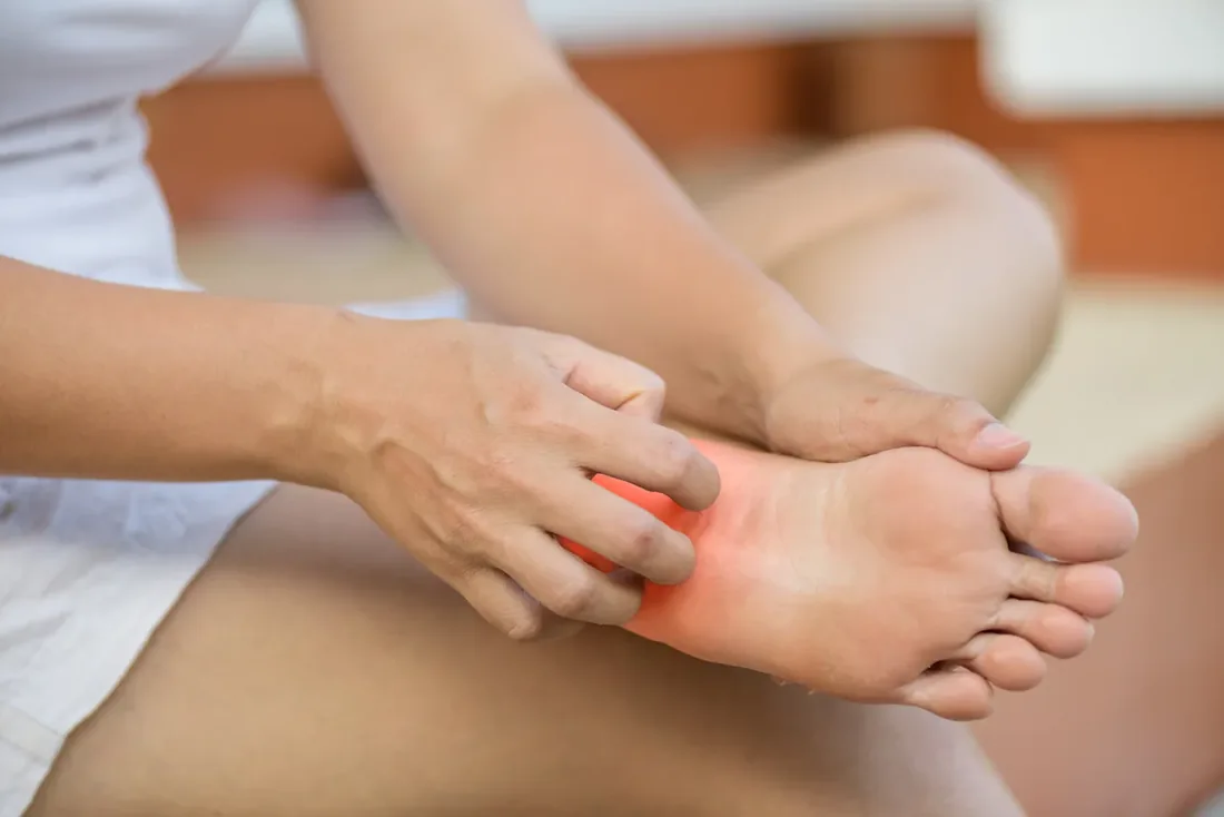 Foot pain from peripheral neuropathy